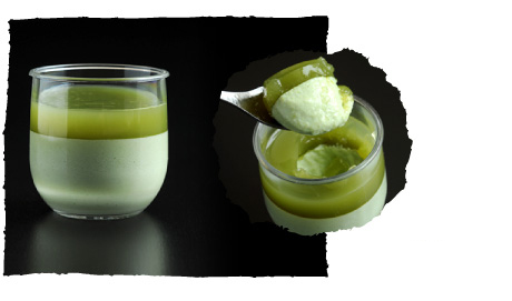 かぶせ茶プリン